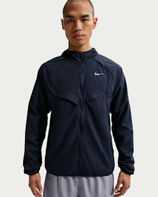 Nike UVプロテクションジャケット M ブラック Nike Stride Men's Repel UV Running Jacket. Nike ID